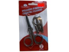 Scissors Folding 2 pk. Carded - Brantford Surplus