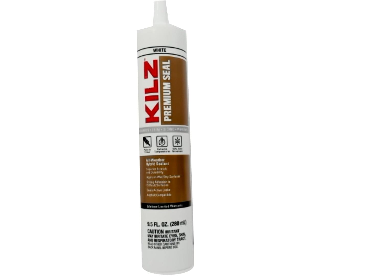 Silicone Sealant White All Weather 280mL Premium Kilz - Brantford Surplus