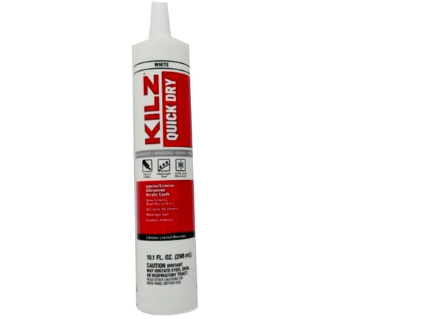 Silicone Sealant White Quick Dry 298mL Kilz