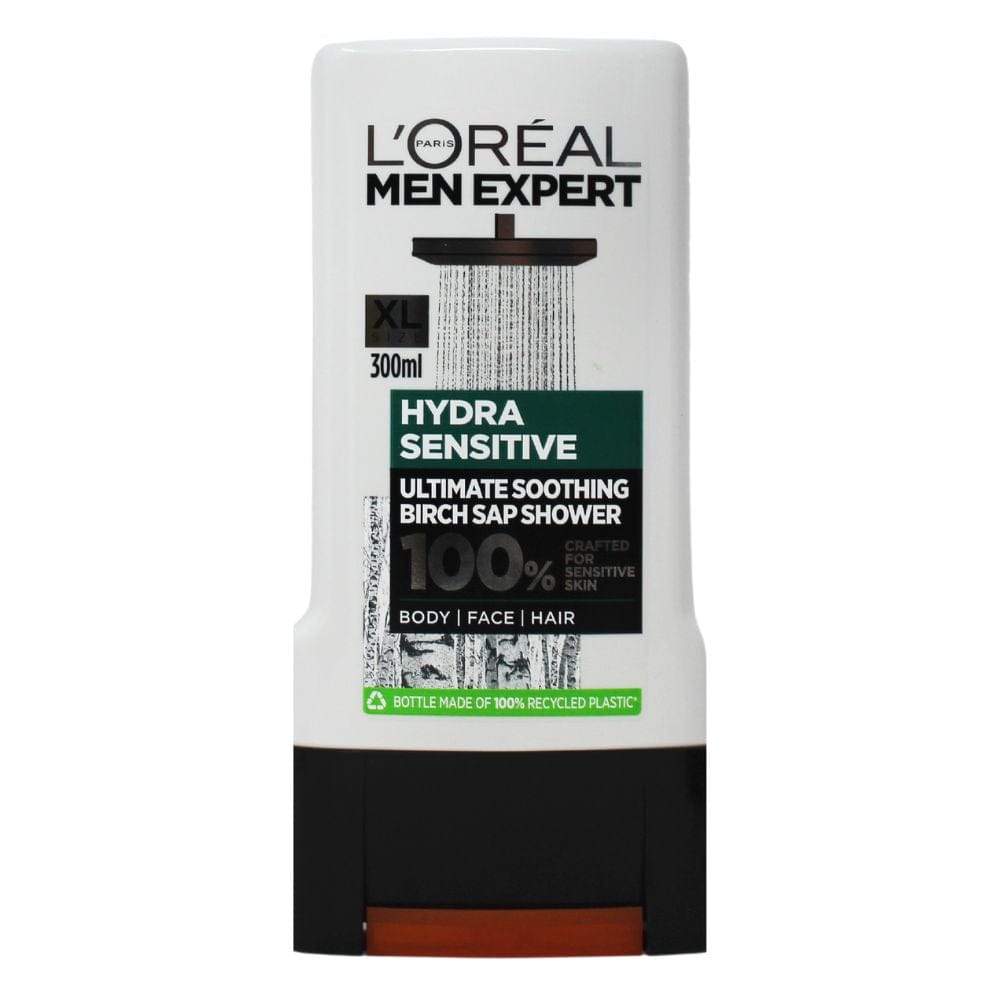 L'OREAL EXPERT B/W 300ML MEN 3IN1 HYDRA SENSITIVE/6 - Brantford Surplus