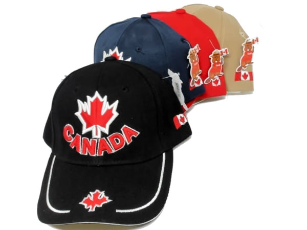 Canada Cap Leafs On Front Ass't Colours