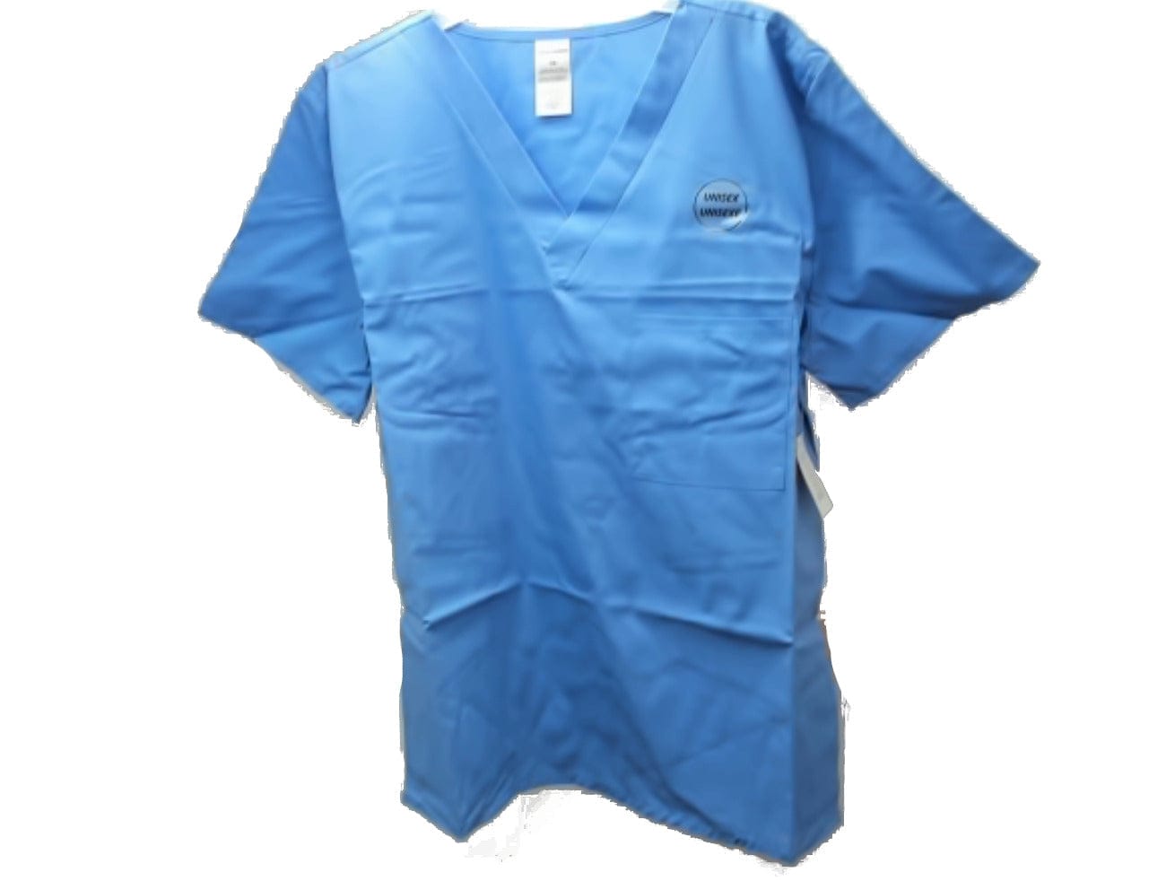 Scrub Top V Neck Blue Assorted Sizes - Brantford Surplus