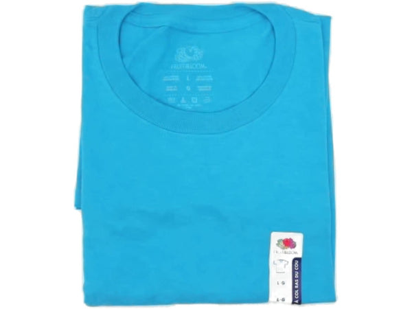 T-Shirt Men's Turquoise Heather Large Fruit Of The Loom (or 3/$19.99)