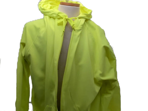 Zipper Hoodie X-large Safety Green