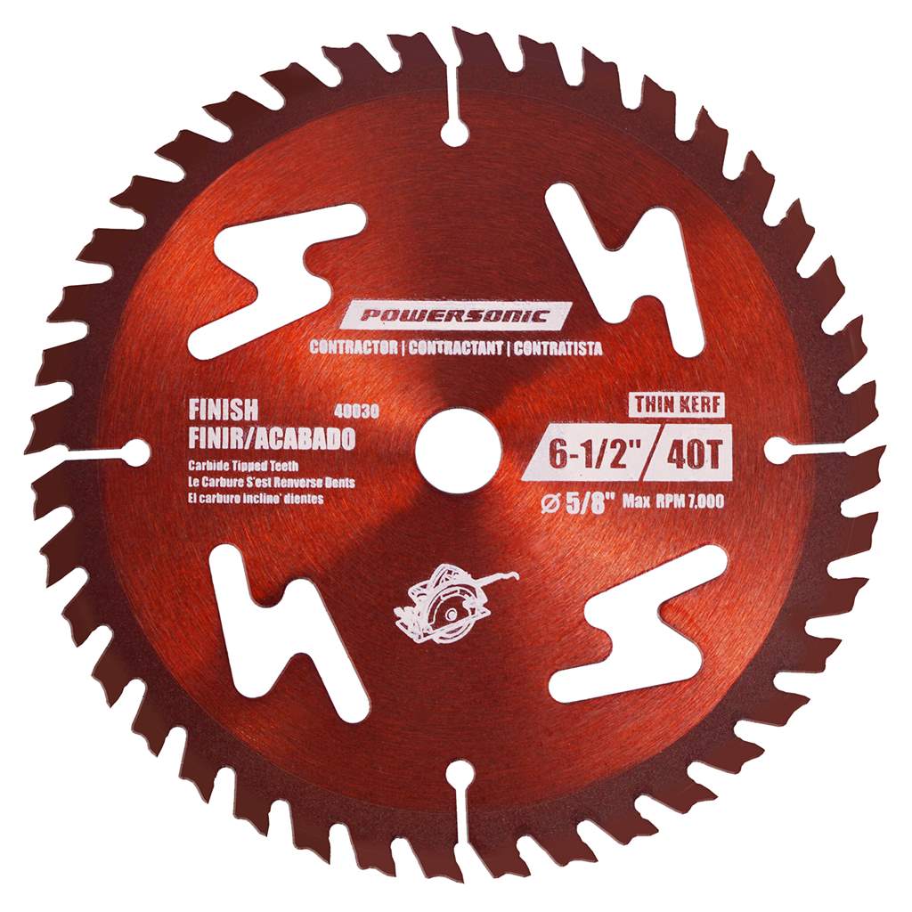 Saw blade contractor 6.5 inch 40 tooth - Brantford Surplus