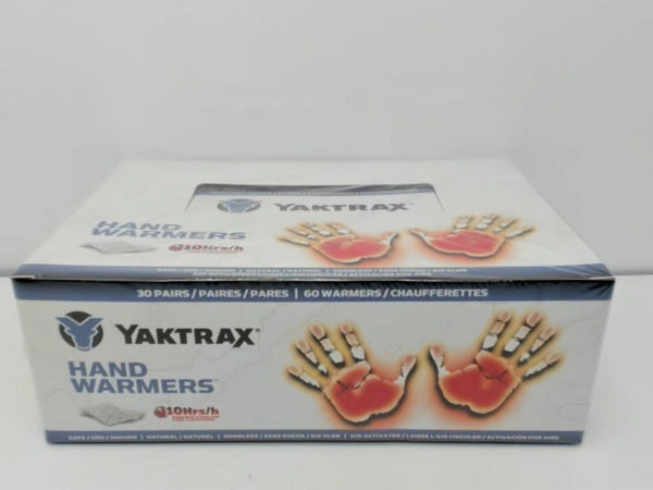 Hand Warmers 30pk 30 Hrs Yaktrax (or $0.79ea)