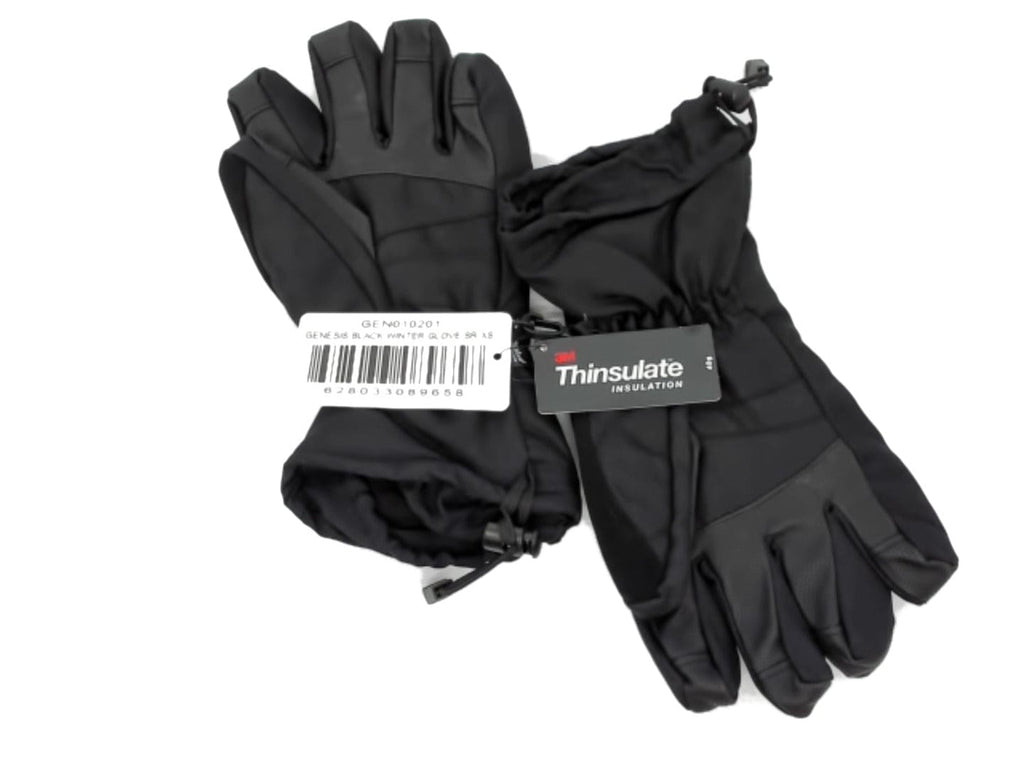 Padded Leather Gloves Men's Black Assorted Sizes