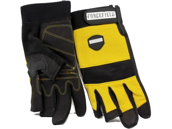 Framer's Gloves Large Size 9 Yellow/Black Forcefield
