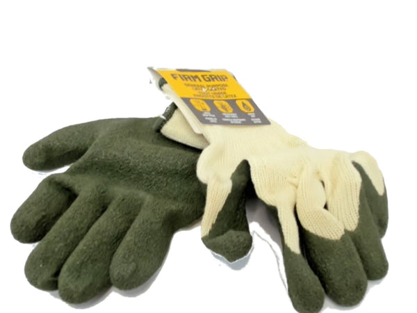 Work Gloves Latex Coated Small General Purpose Firm Grip 3 For $3.99