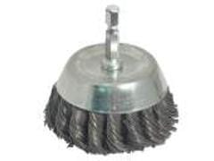 end cup brush knot 3 inch coarse 1/4