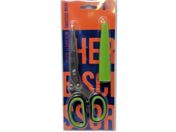 Herb Scissors w/Safety Sleeve Gela