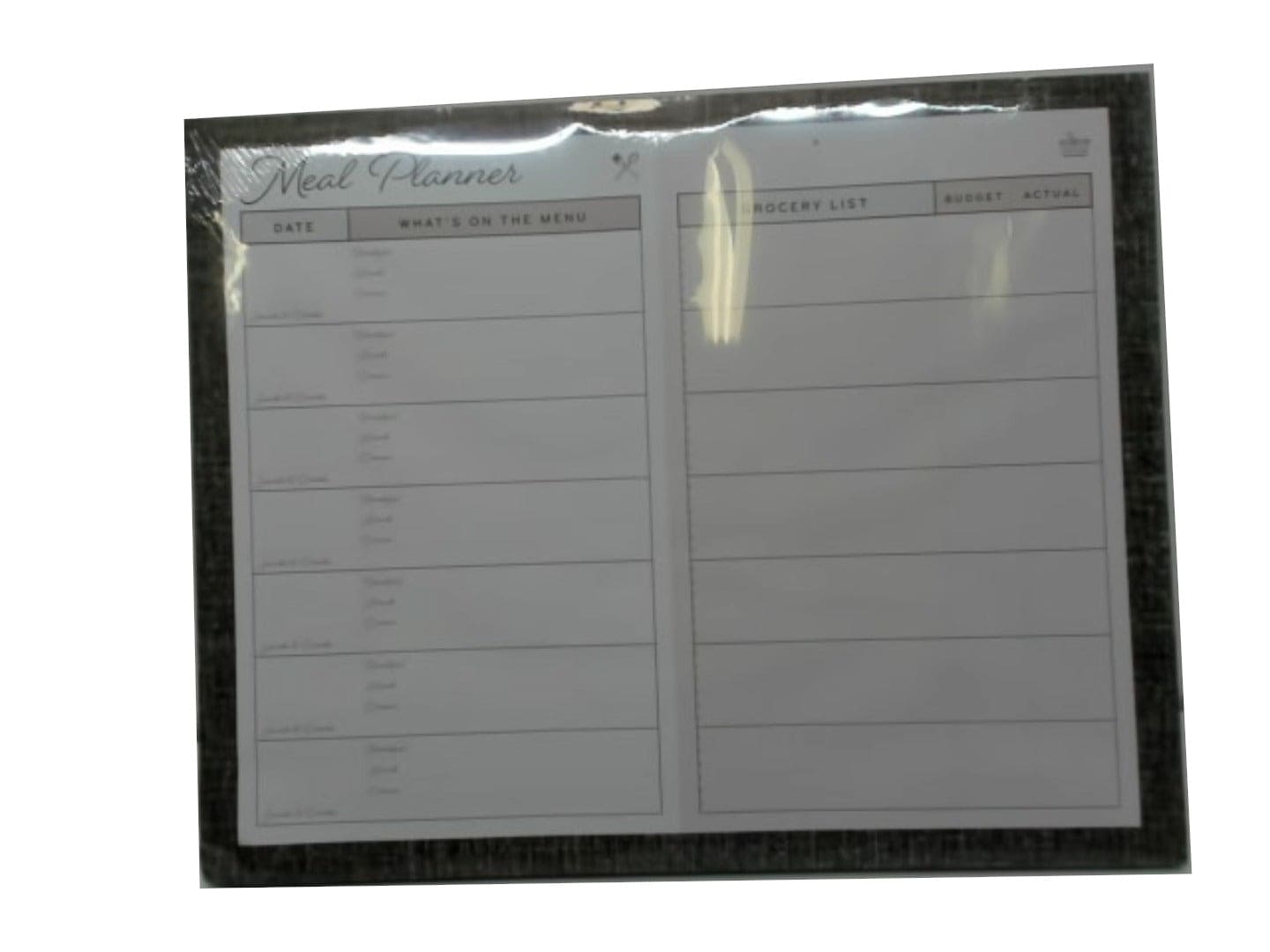 Meal Planner Desk Pad 10" x 8" - Brantford Surplus