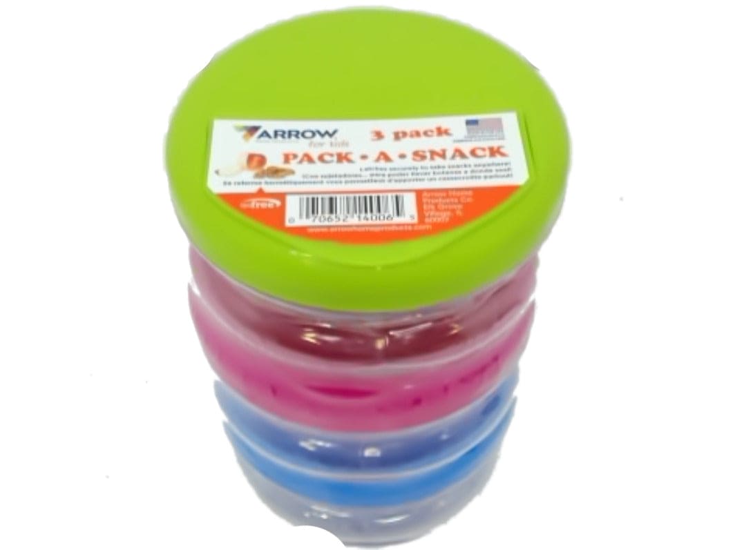 Pack A Snack 3pk. Food Container Arrow - Brantford Surplus