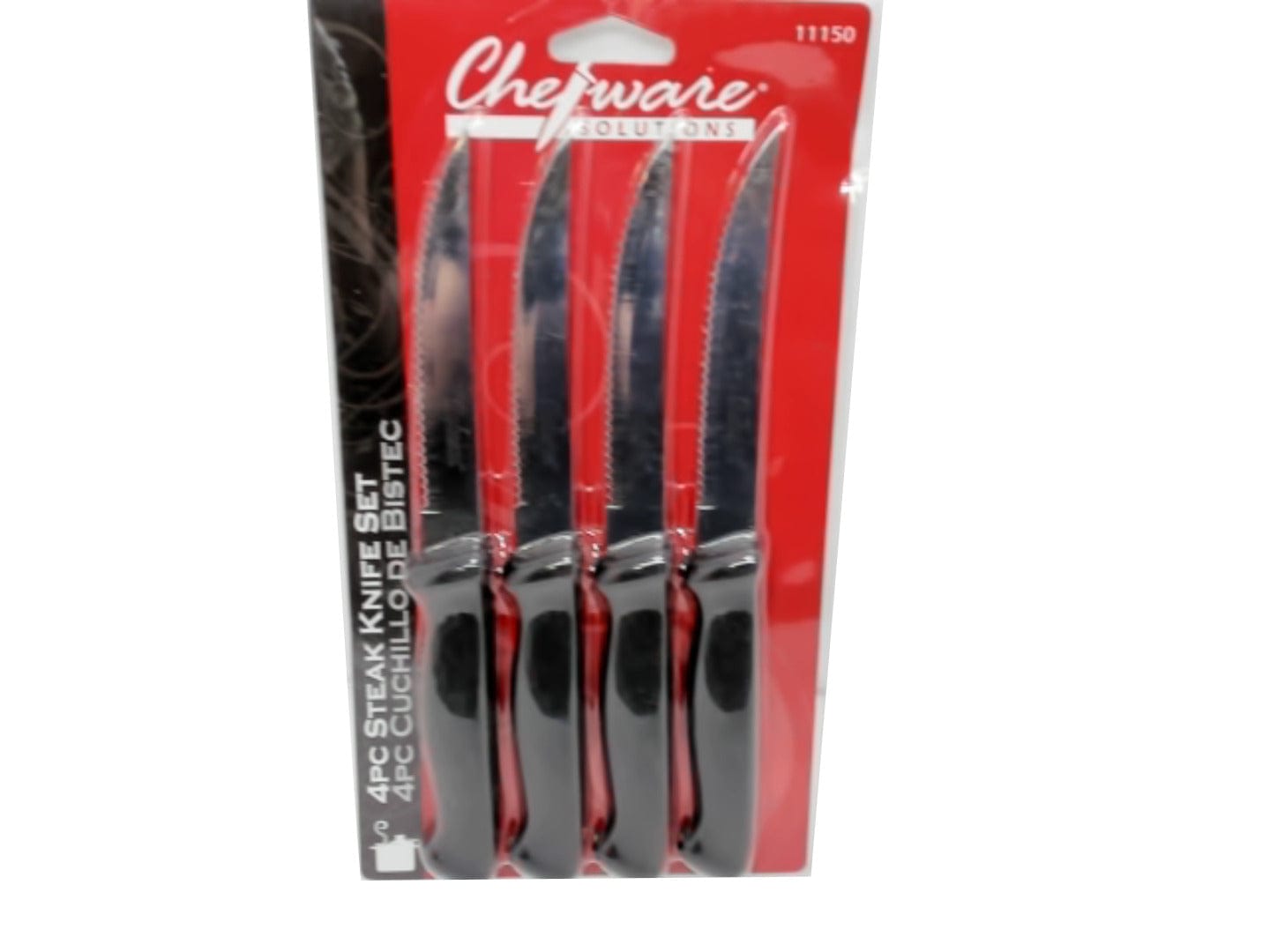 Steak Knife Set 4pc Chefware - Brantford Surplus