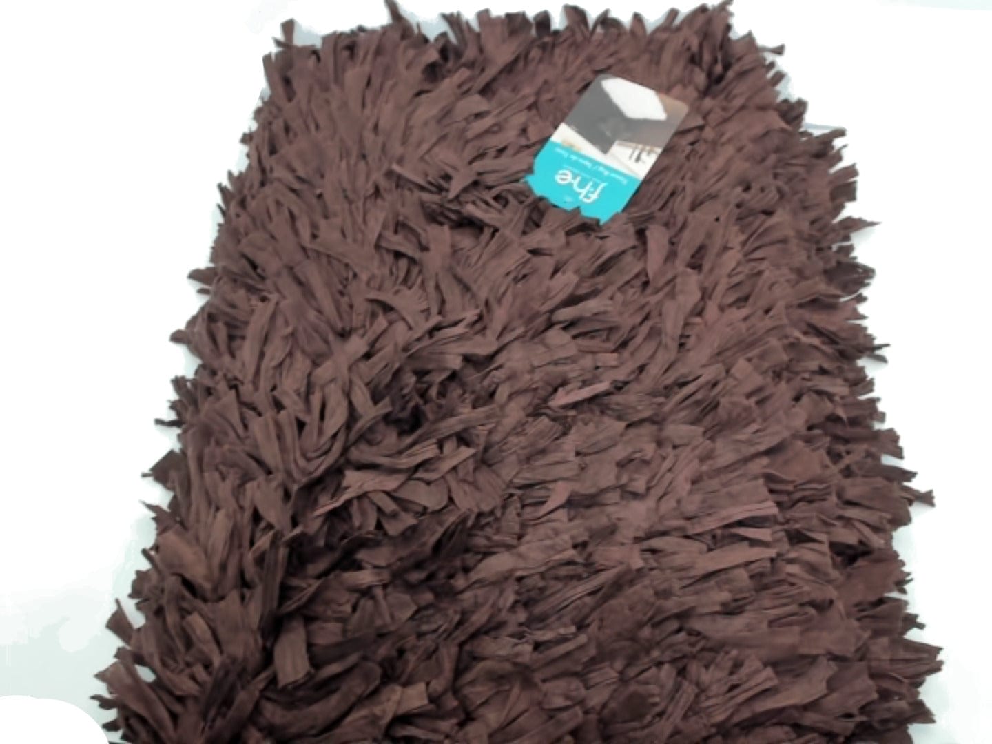 Tissue Loop Rug 45"x27" Chocolate - Brantford Surplus