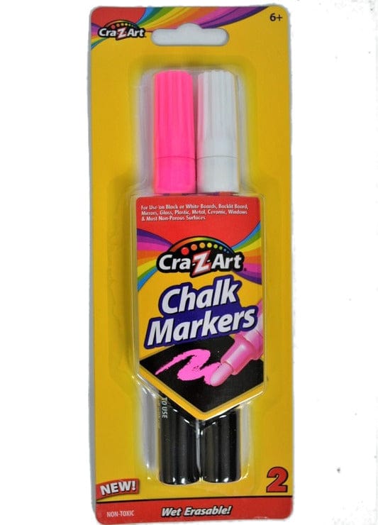 CRA-Z-ART 2PK CHALK MARKERS