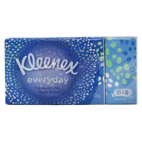 KLEENEX 8CT EVERYDAY TISSUES 9CT SHEETS - Brantford Surplus