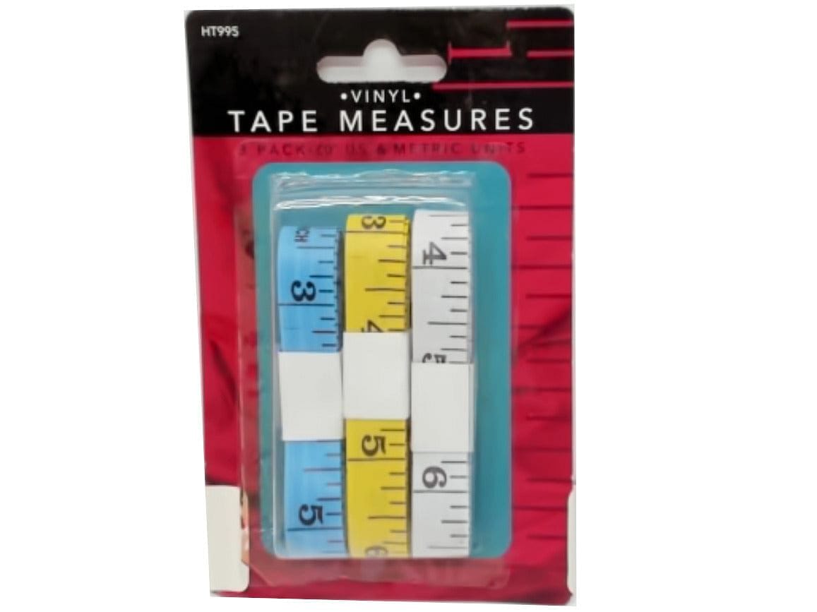 Vinyl Tape Measures 60" 3pk. - Brantford Surplus