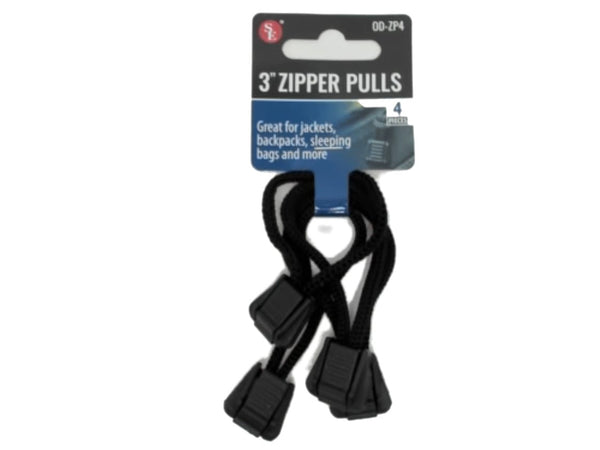 3" Zipper Pulls 4pk.