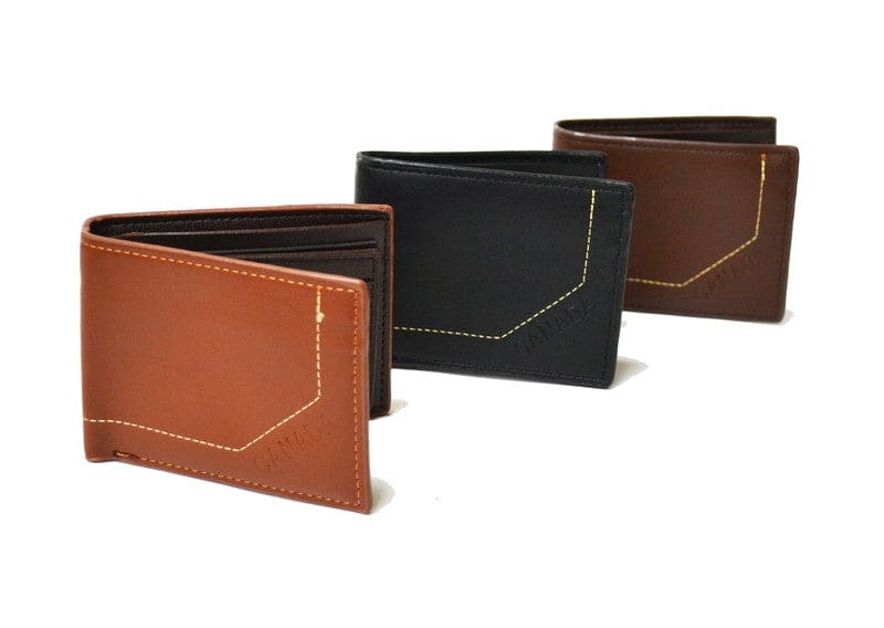 MEN'S WALLET ASST'D COLORS - Brantford Surplus