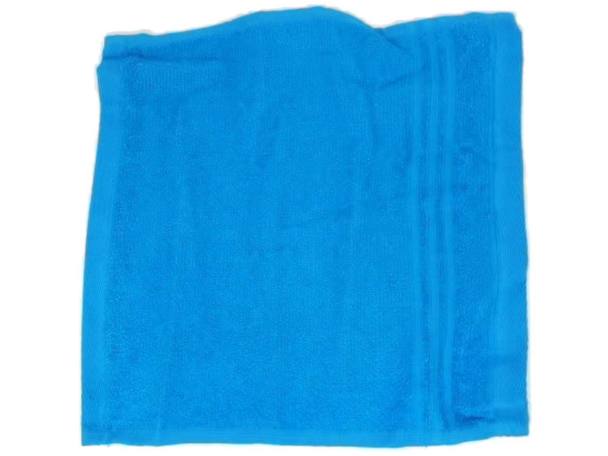 Cotton Wash Towel Turquoise 12"x12" Paarizaat - Brantford Surplus