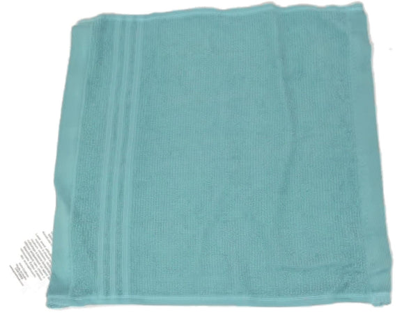 Cotton Wash Towel Light Teal 12"x12" Paarizaat