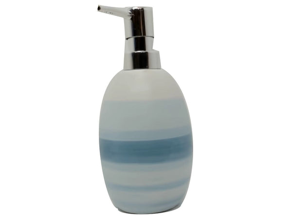 Lotion Pump Bottle Ceramic Blue Ombre