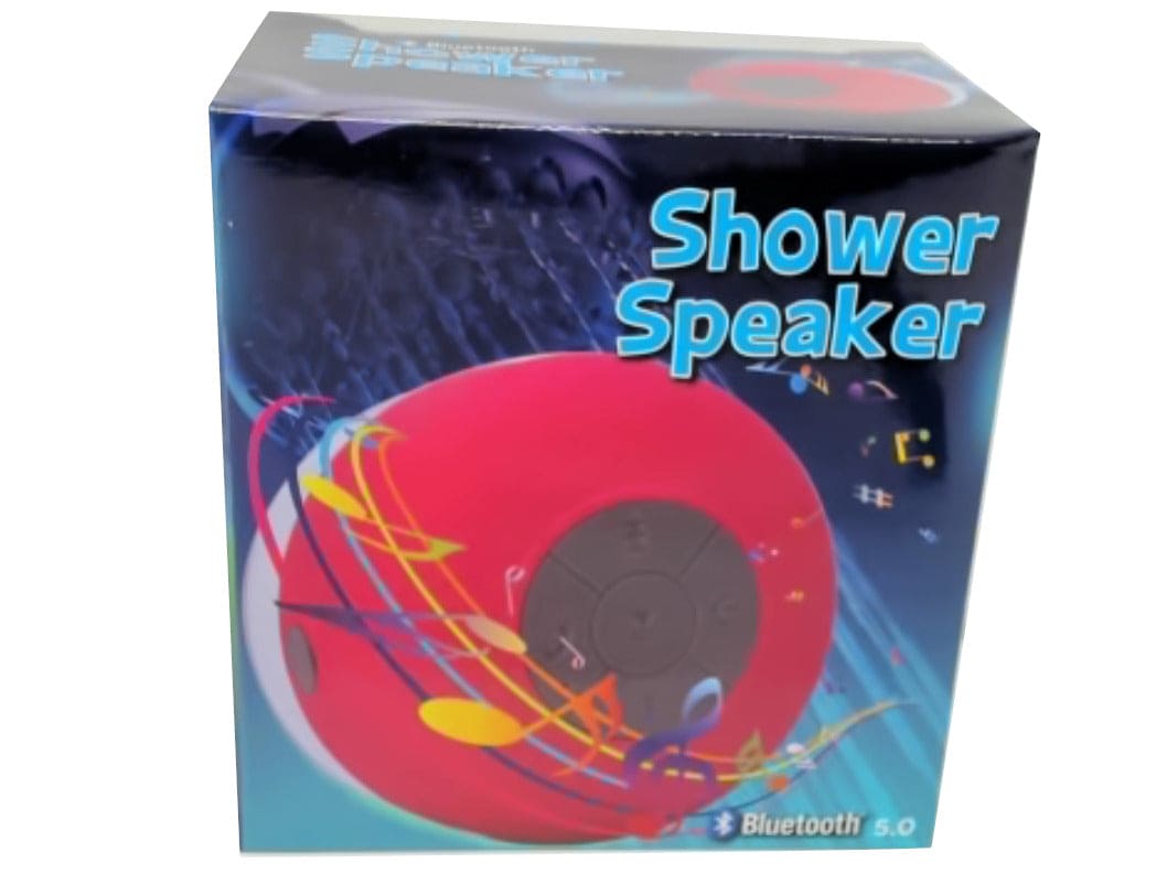 Shower Speaker Bluetooth USB Rechargeable Built-In Mic (PROMO) - Brantford Surplus