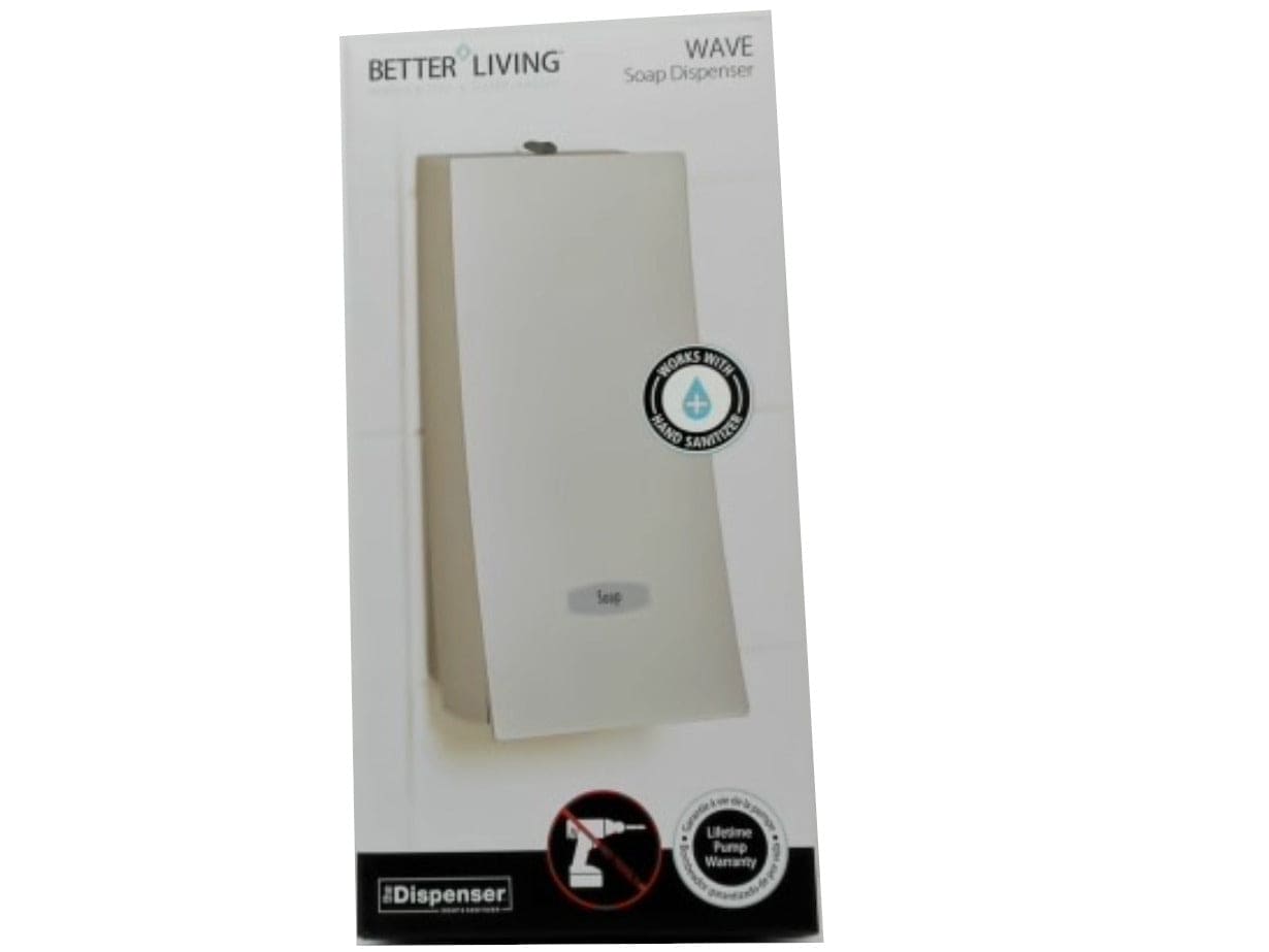 Soap Dispenser Wave Satin Nickel Better Living - Brantford Surplus