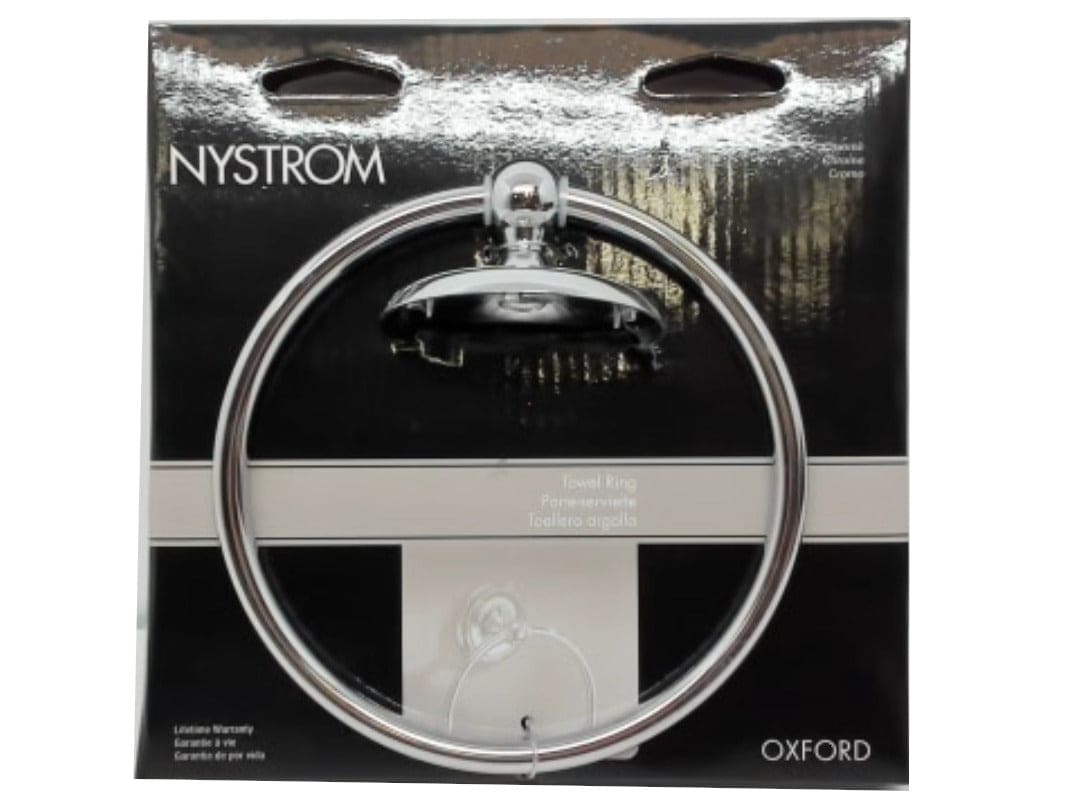 Towel Ring Chrome Nystrom - Brantford Surplus