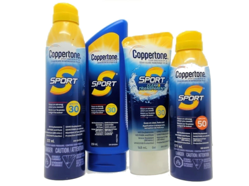 Sunscreen Ass't Sprays/Lotions Sport Coppertone
