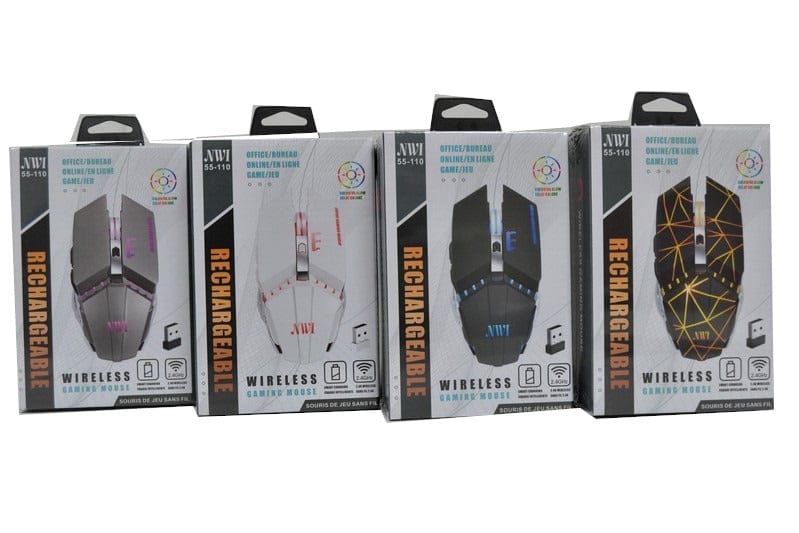 GAMING MOUSE 2.4GHZ WIRELESS & RECHARGEABLE