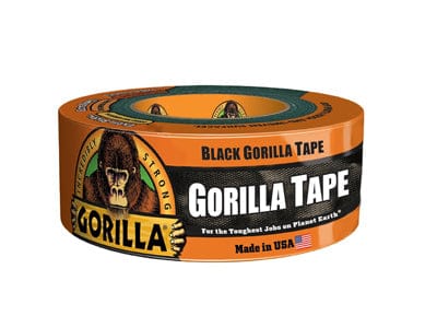 Gorilla Duct Tape 1.88in x 10yd Black - Brantford Surplus