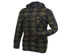 Sherpa fleece hooded jacket medium - Olive print SPECIAL PRICE - Brantford Surplus