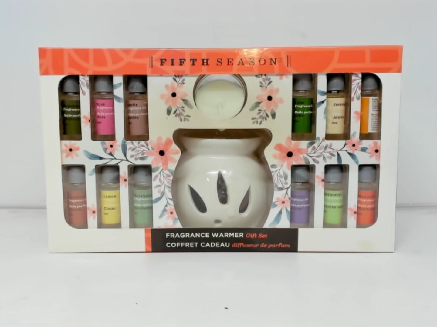 Fragrance Warmer Gift Set w/12 5mL Oils Fifth Season - Brantford Surplus