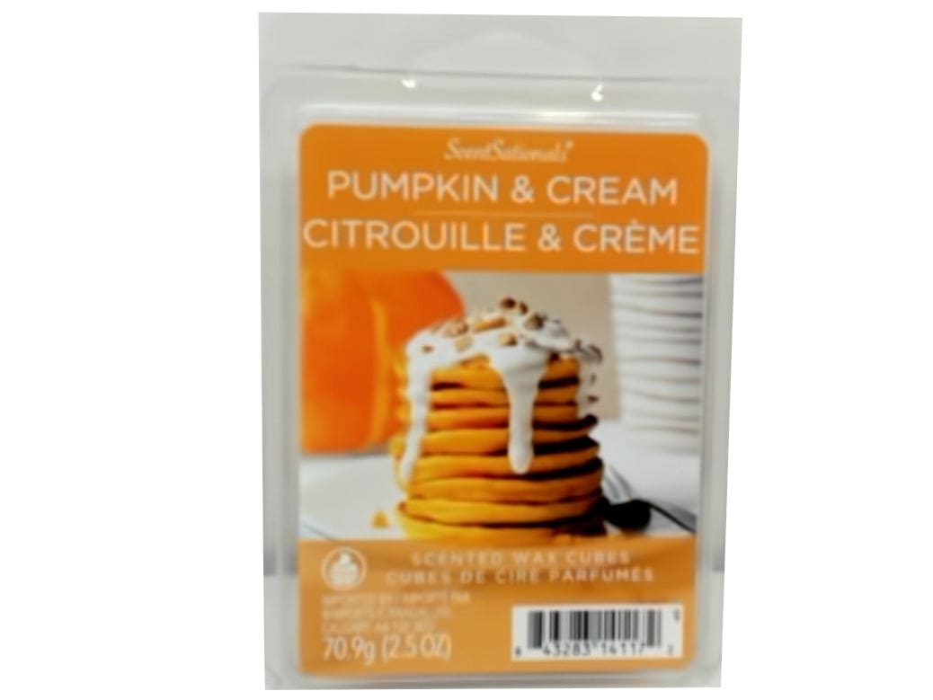 Wax Melts 2.5oz. Pumpkin & Cream Scentsationals - Brantford Surplus