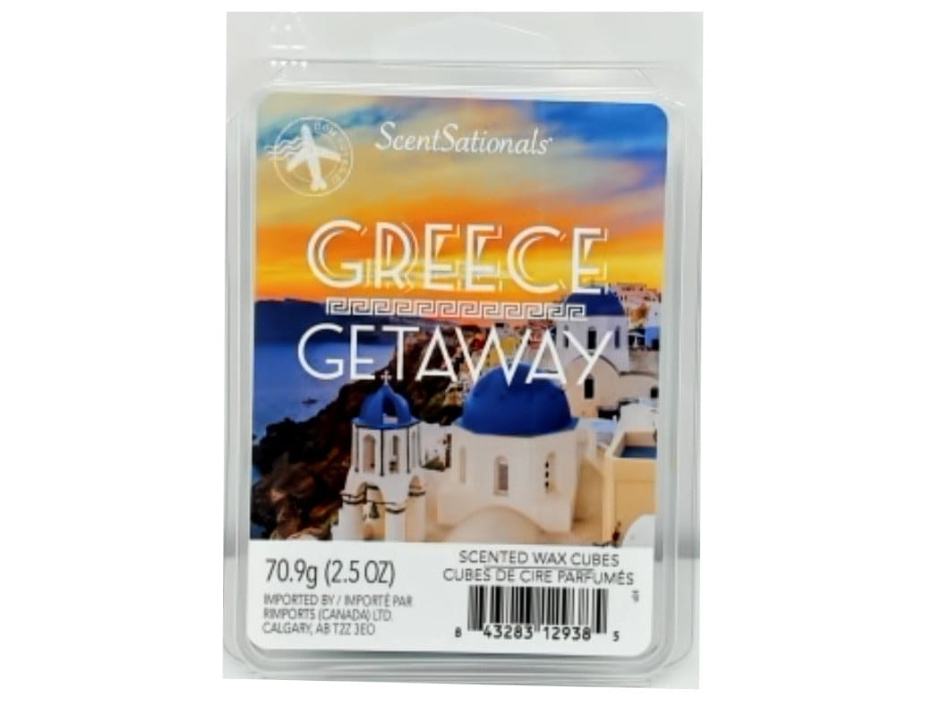 Wax Melts 2.5oz. Greece Getaway Scentationals - Brantford Surplus