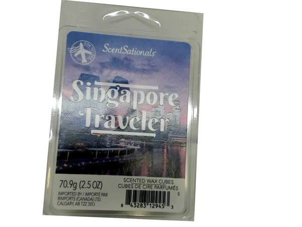 Wax Melts 2.5oz. Singapore Traveller Scentsationals