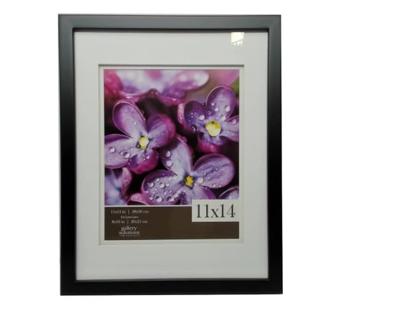 Picture Frame 11"x14" Black Gallery Solutions