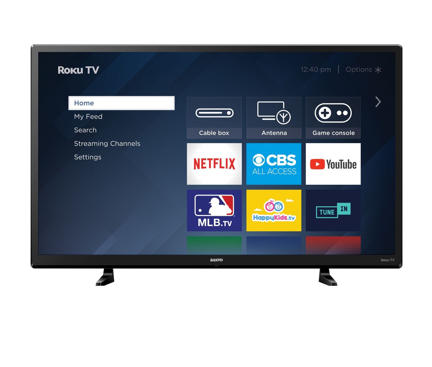 Sanyo 32" Smart HDTV- Roku TV (REFURBISHED) - Brantford Surplus