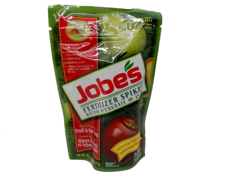Fertilizer Spikes 3pk. 10-15-15 Fruit & Nut Trees Jobe's