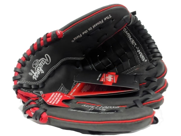 Baseball Glove 11" All Leather Shell Black Rawlings