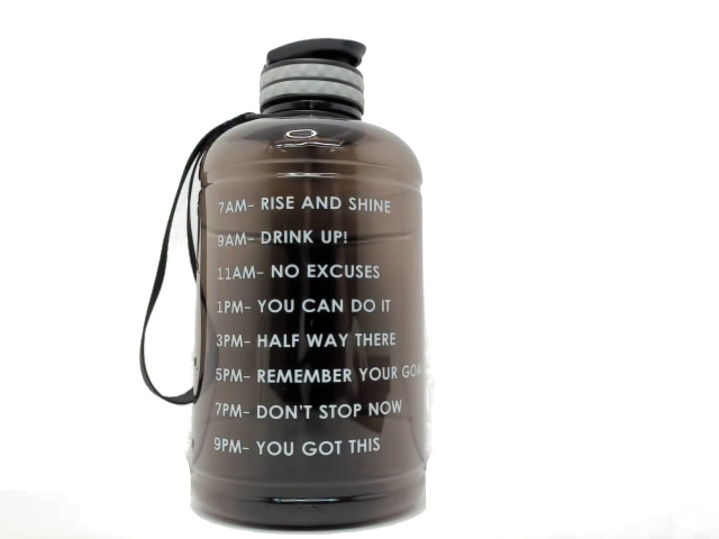 Water Bottle 1.3L Black - Brantford Surplus