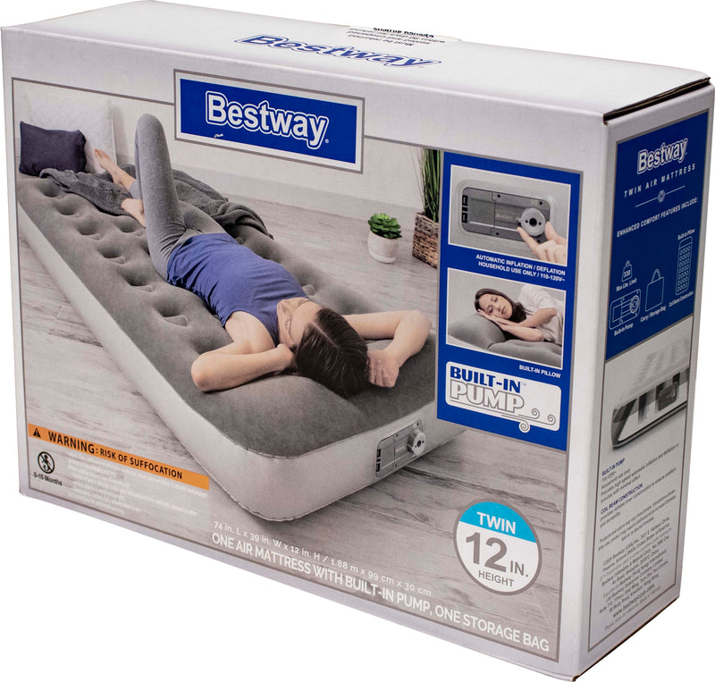 Twin Air Mattress With Pump (SPECIAL PRICE) (ENDCAP)