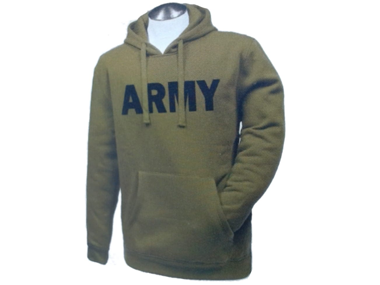 Hoodie sweatshirts army green ARMY - Large - Brantford Surplus