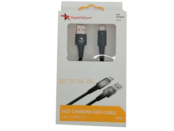 USB-A to Type-CÂ® 66W 3 foot super fast charging cable