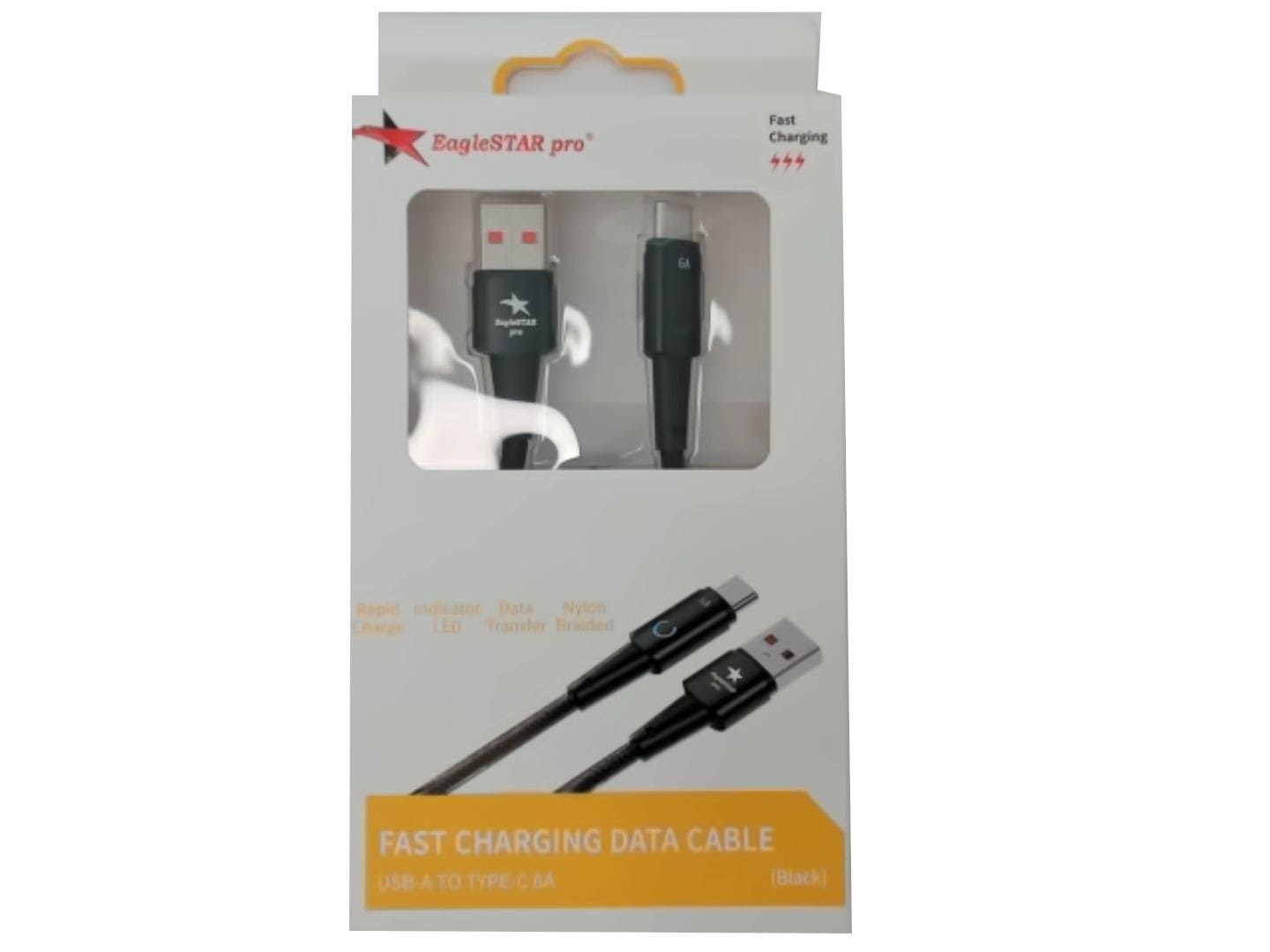 USB-A to Type-CÂ® 66W 10 foot super fast charging cable - Brantford Surplus