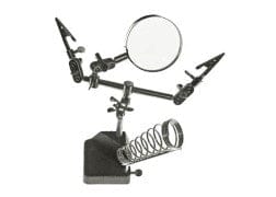 Helping Hand W/2.5" Glass Magnifier