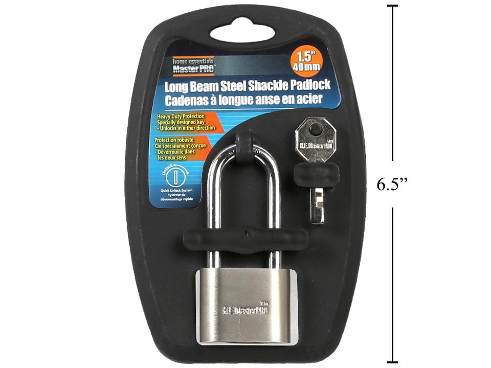 Master Pro 40mm Long Beam Padlock - Brantford Surplus