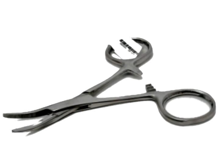 Forceps Curved 3.5" Stainless Steel - Brantford Surplus